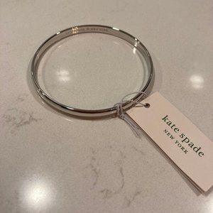 Kate Spade Silver Idiom Bangle